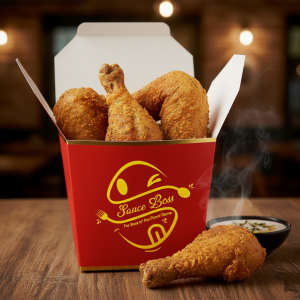 Injected Chicken Pieces Albaik style with white Arabian sauce - Sauce Boss.